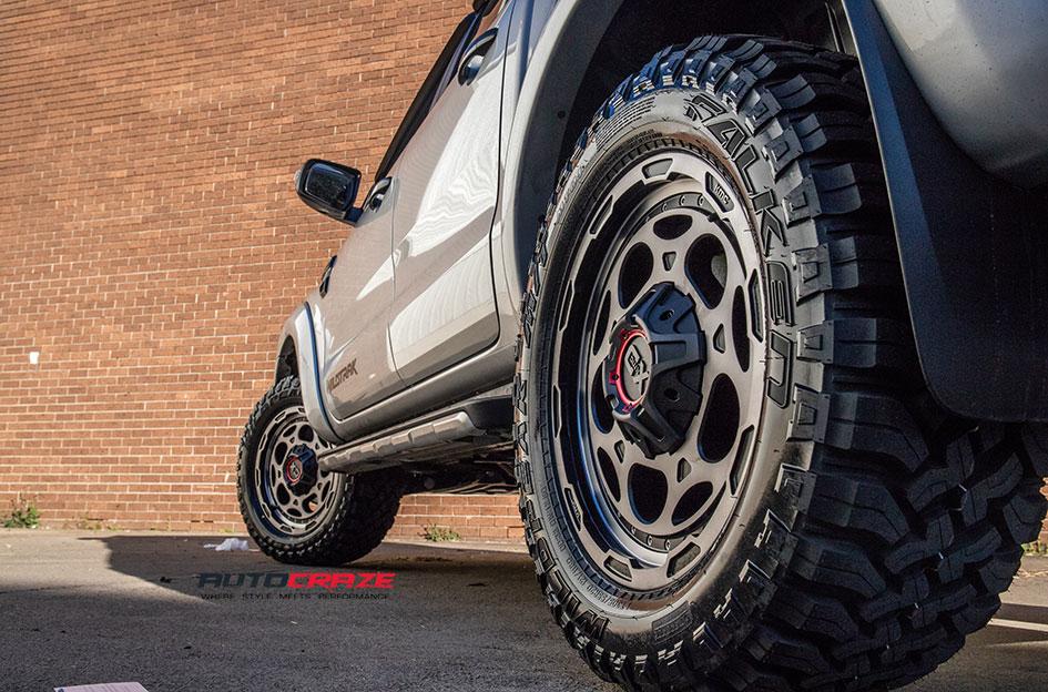 FORD RANGER DEMODOG XD SATIN BLACK GREY TINTED CLEAR COAT